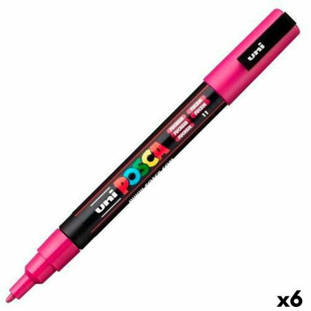 Marker POSCA PC-3M Fuchsia (6 Units)