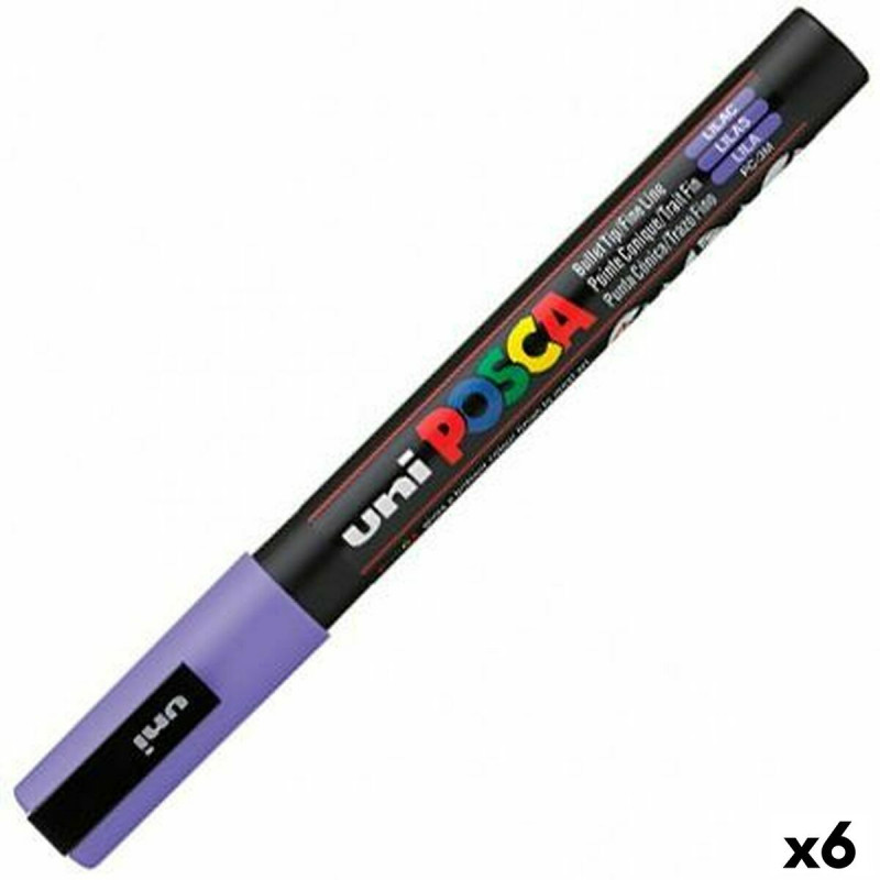 Marker POSCA PC-3M Lilac (6 Units)