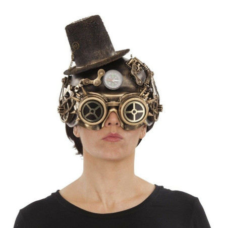 Mask My Other Me Copper Steampunk One size