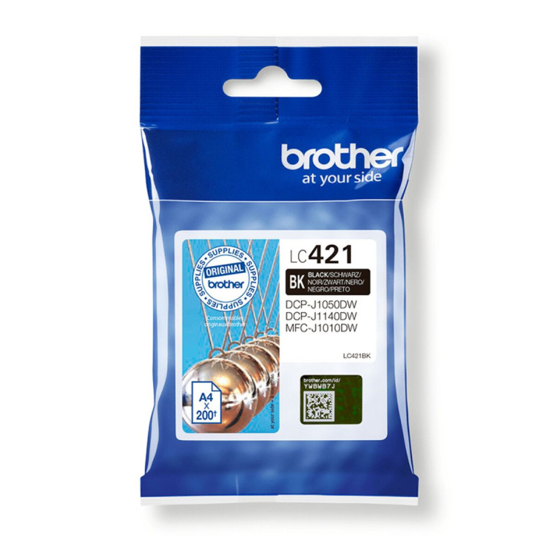 Original Ink Cartridge Brother LC-421BK Black