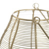 Lantern Candleholder Golden Iron Lantern 18 x 18 x 24 cm