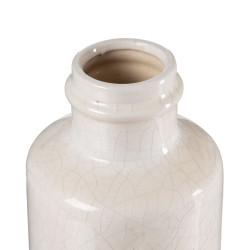 Vase 15,5 x 15,5 x 32 cm Ceramic Beige