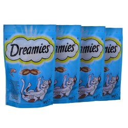 Snack for Cats Dreamies Variety 12 x 60 g Chicken Salmon Cheese