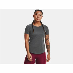 Women’s Short Sleeve T-Shirt Under Armour Stride Grey