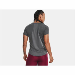 Women’s Short Sleeve T-Shirt Under Armour Stride Grey