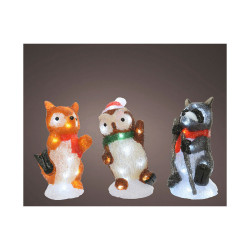 Lighting decoration Lumineo Christmas animals Acrylic