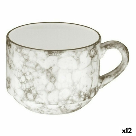 Cup Viejo Valle Rocks Porcelain 90 ml Brown (12 Units)