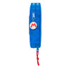 Double Pencil Case Super Mario Play Blue Red 12.5 x 19.5 x 4 cm (28 Pieces)