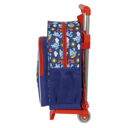 School Rucksack with Wheels Blue's Clues Navy Blue (26 x 34 x 11 cm)