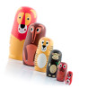 Matryoshka Wooden Animal Figures Funimals InnovaGoods 11 Pieces