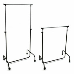 Extendable Coat Rack Versa Silver Silver Metal 45 x 170 x 80 cm (45 x 170 x 80 cm)