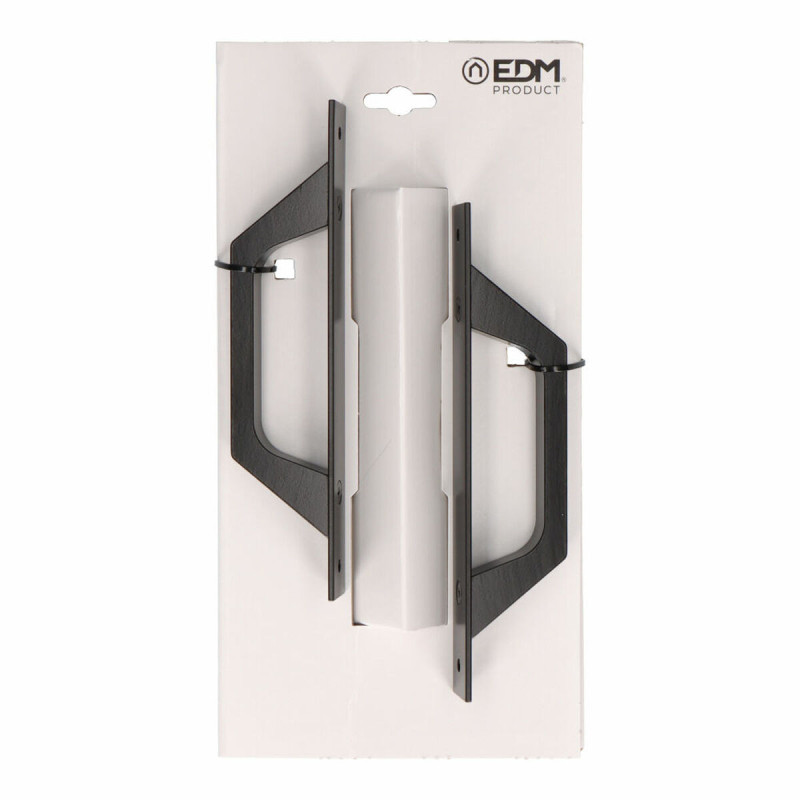 Handles EDM 6804 Straight Black Aluminium 2 Units 200 x 25 mm