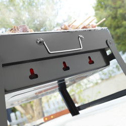 Folding Portable Barbecue for use with Charcoal BearBQ InnovaGoods