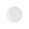 Plate Arcoroc Restaurant Coffee White Glass 6 Pieces