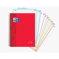 Notebook Oxford European Book 10 Micro perforated Multicolour A4 5 Pieces