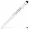 Permanent marker Faber-Castell Pitt Artist White (10 Units)