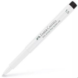 Permanent marker Faber-Castell Pitt Artist White (10 Units)