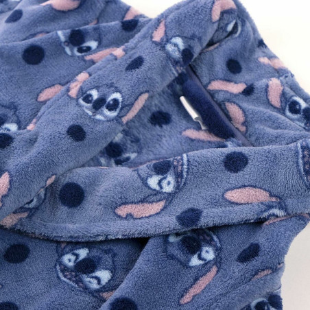 Children's Dressing Gown Stitch Blue