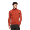 Men’s Long Sleeve T-Shirt Regatta Yonder Half-Zip Orange