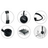 Headphones with Microphone iggual Dual Tech Black