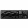 Keyboard V7 KU200GS-DE Black German QWERTZ