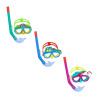 Snorkel Goggles and Tube for Children Bestway Multicolour