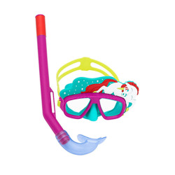 Snorkel Goggles and Tube for Children Bestway Multicolour