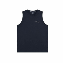 Men’s Short Sleeve T-Shirt Champion Navy Blue