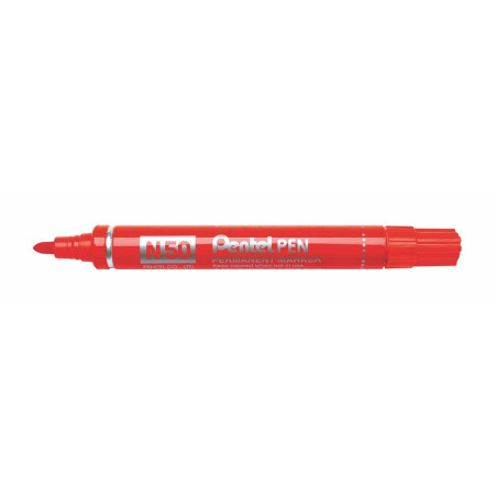 Permanent marker Pentel N50-BE Red 12 Pieces