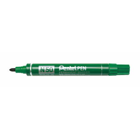 Permanent marker Pentel N50-BE Green 12 Pieces