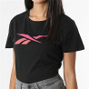 Women’s Short Sleeve T-Shirt Reebok  Vector Graphic Black