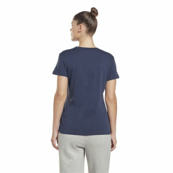 Women’s Short Sleeve T-Shirt Reebok Doorbuster Graphic  Dark blue