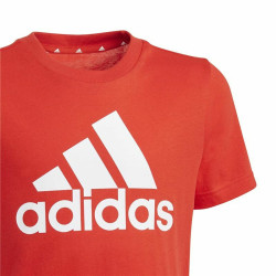 Short Sleeve T-Shirt Adidas Essentials  vivid Red