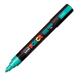 Felt-tip pens POSCA PC-5M Green (6 Units)