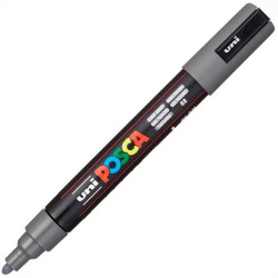 Marker POSCA PC-5M Dark grey (6 Units)