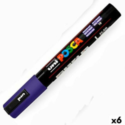 Marker POSCA PC-5M Electric blue (6 Units)