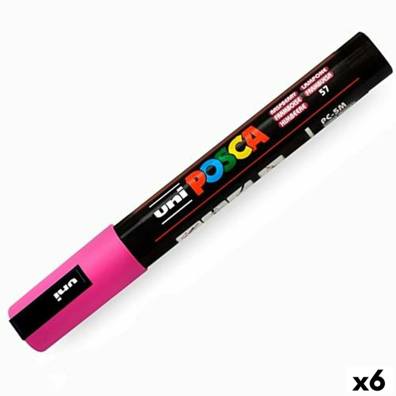 Marker POSCA PC-5M Raspberry (6 Units)