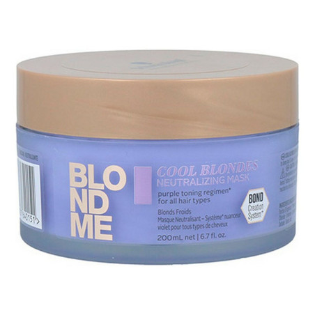 Hair Mask Blondme Cool Blondes Schwarzkopf (200 ml)