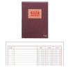 Account Book DOHE 09908 100 Sheets A4 Burgundy