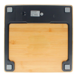 Digital Bathroom Scales TM Electron Brown Bamboo