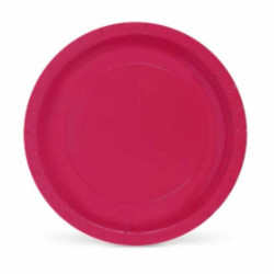 Plate set Algon Burgundy Disposable Cardboard 20 x 20 x 1,5 cm (36 Units)