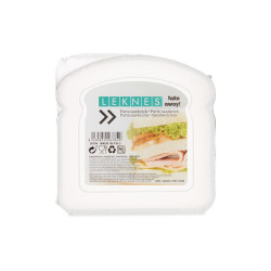 Sandwich Box Transparent Plastic 12 x 4 x 12 cm (24 Units)