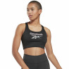 Sports Bra Reebok Yoga Floral Black