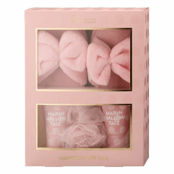 Bath Set Marsh Mallow Tale IDC Institute Pink (3 pcs)