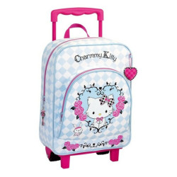 Folding Backpack Trolley Safta Fuchsia 30 x 85 x 23 cm