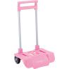 Folding Backpack Trolley Safta Pink 30 x 85 x 23 cm