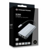 USB Hub Conceptronic DONN21G Black Grey 100 W (1 Unit)