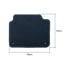 Car Floor Mat OCC Motorsport OCCBW0007BL Blue