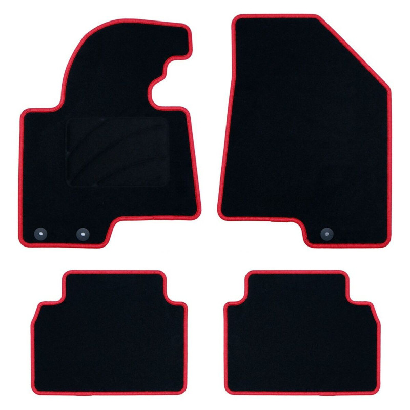 Car Floor Mat OCC Motorsport OCCKI0034RD Red