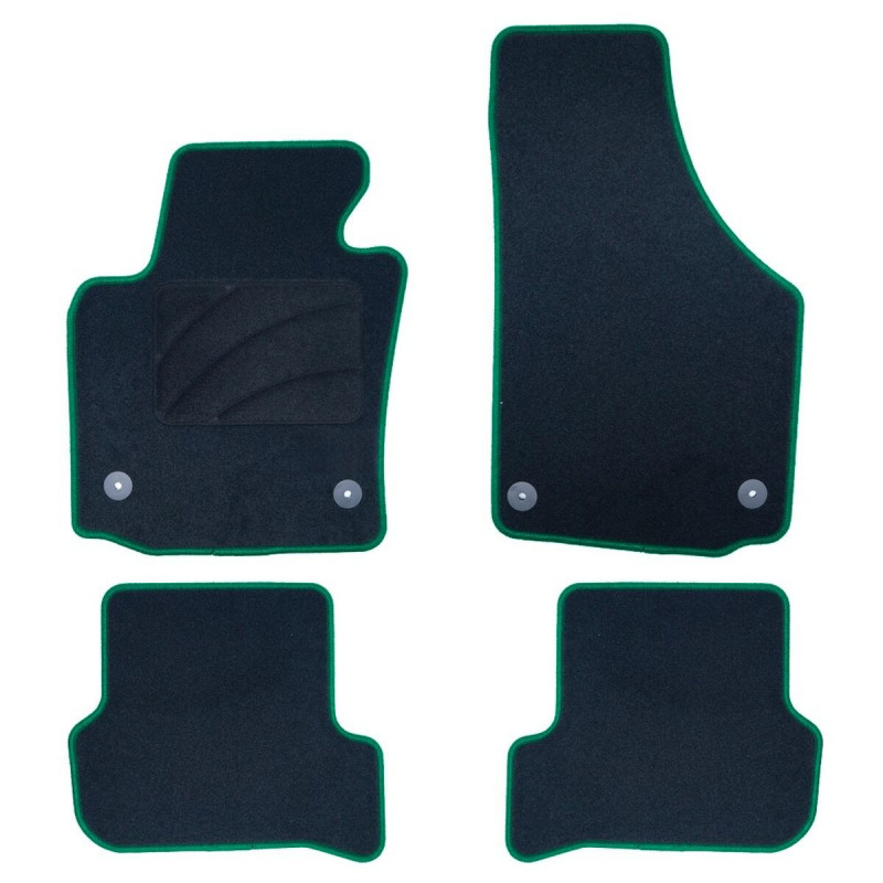 Car Floor Mat OCC Motorsport OCCST0015GR Green